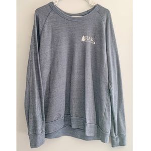 RAK outfitters blue oversized crew neck
